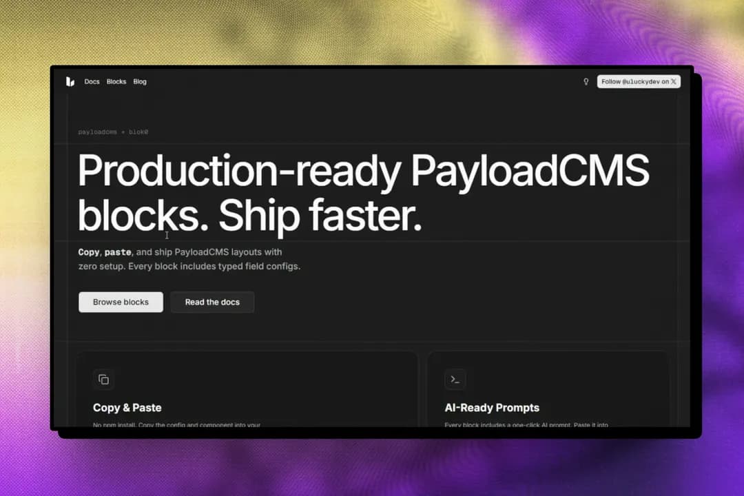Blok0 - PayloadCMS