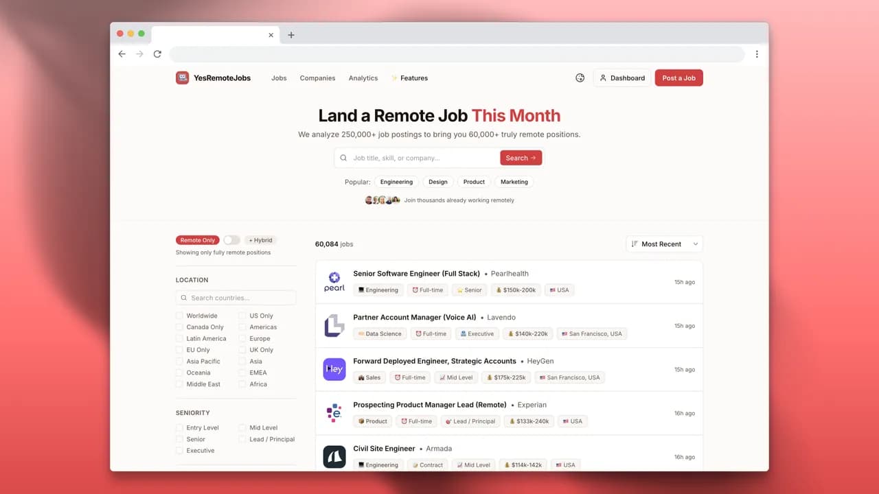YesRemoteJobs