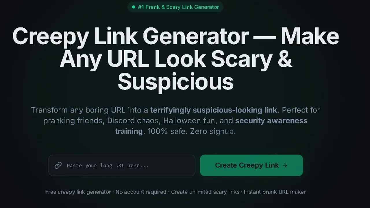 Creepy Link Generator
