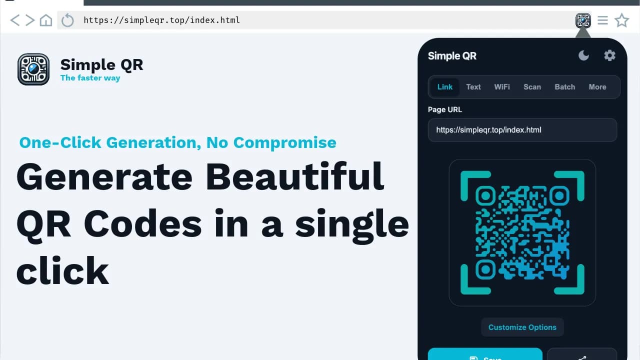 Simple QR Code Generator