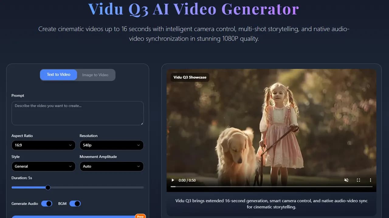 Vidu Q3